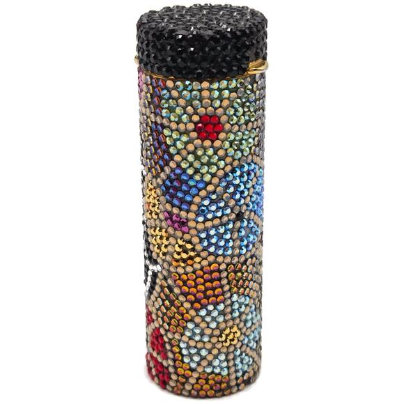 Judith Leiber Crystal Life Saver Candy Mint Container Retired Multicolor Rare - Picture 9 of 16